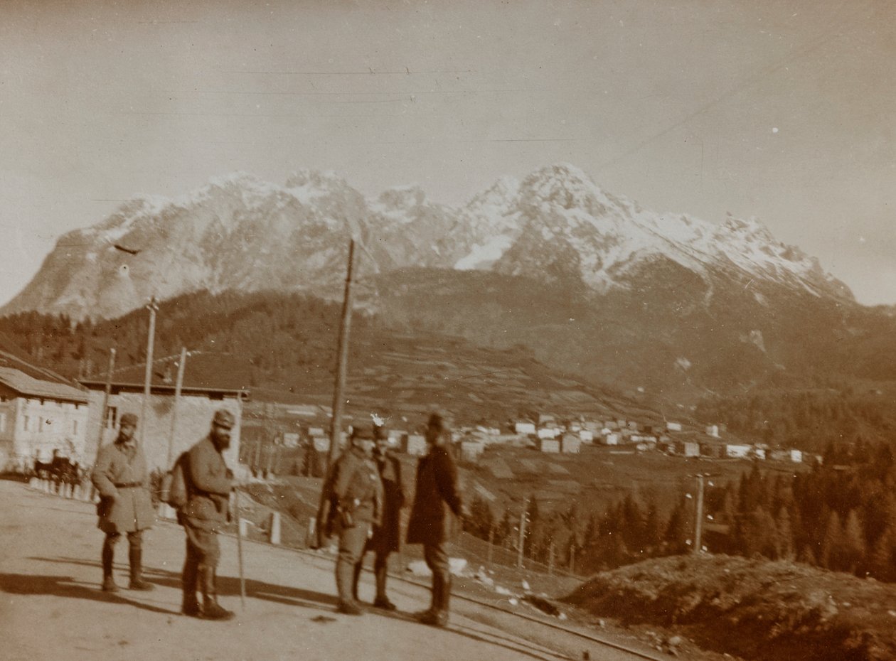Album "Moja wojna światowa - wspomnienia Frontu Południowo-Zachodniego w Karyntii, Włochy, Trentino-Górna Adyga) 31.03.1915-12.11.1918 - Josef Zohles Wien": żołnierze austriaccy we Włoszech autorstwa Josef Zohles