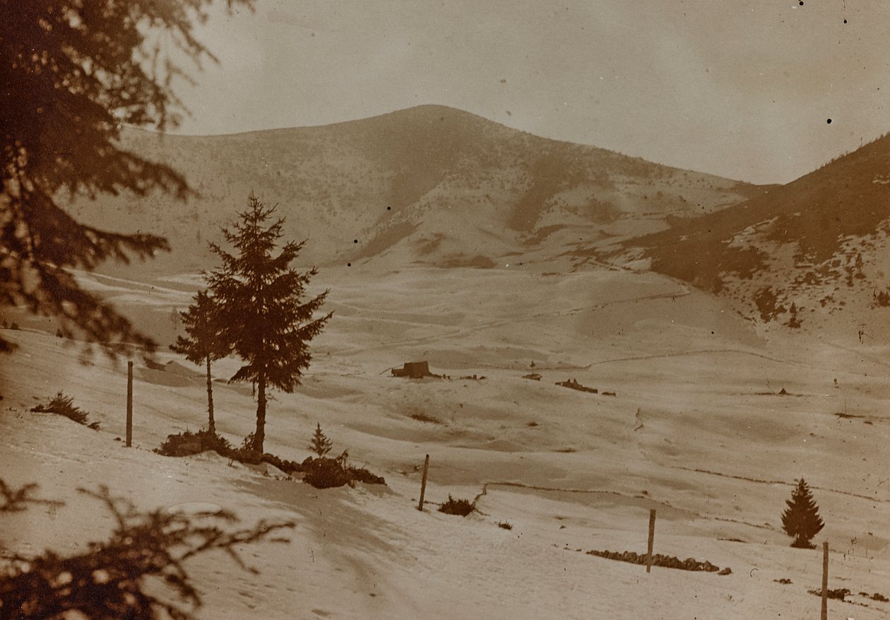 Album "Moja wojna światowa - wspomnienia Frontu Południowo-Zachodniego w Karyntii, Włochy, Trentino-Alto Adige) 31.03.1915-12.11.1918 - Wiedeń Josefa Zohlego": Santa Giustina (b/w foto) autorstwa Josef Zohles