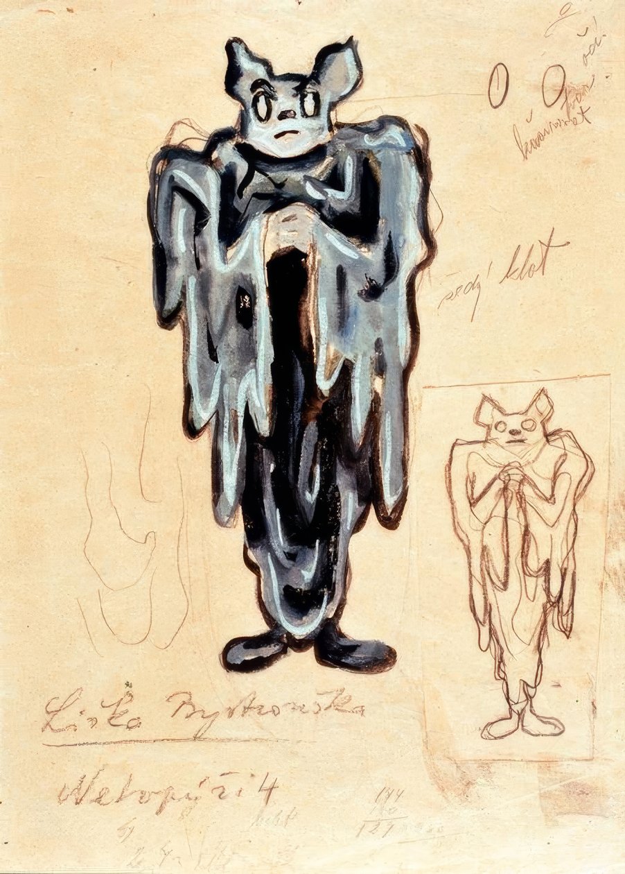 Janacek, mądry mały lisek / figurka autorstwa Josef Čapek