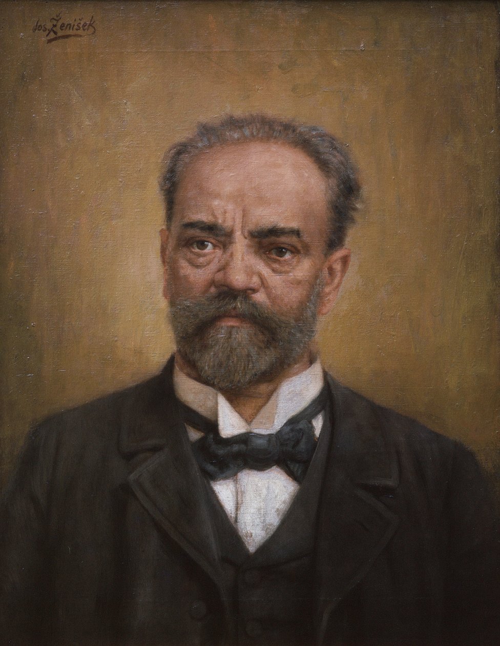 Antonín Dvořák, ok. 1901 (olej na płótnie) autorstwa Josef Ženíšek