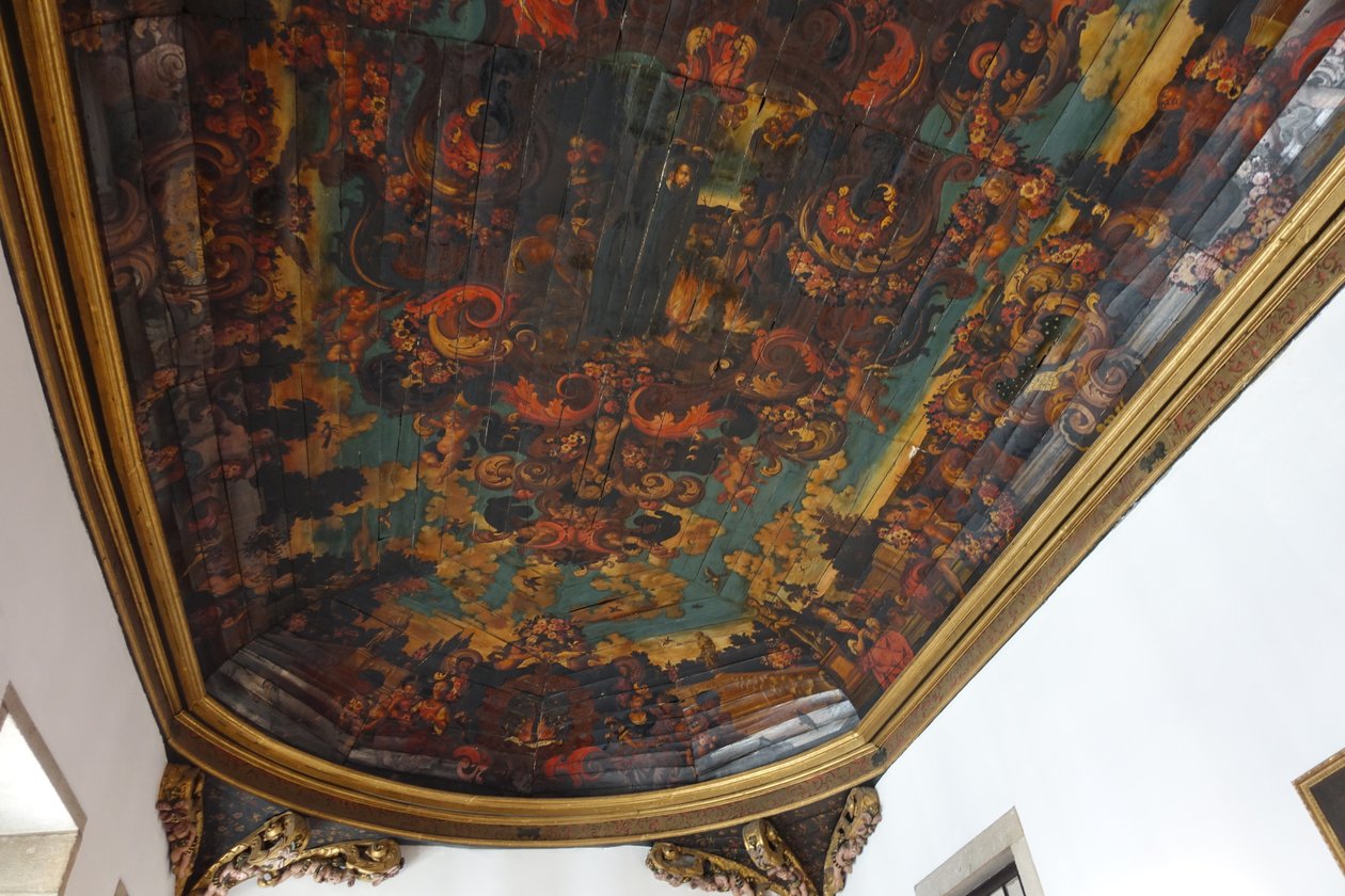 Sala Główna Pałacu Biscainhos, Braga, Portugalia autorstwa Joseolgon