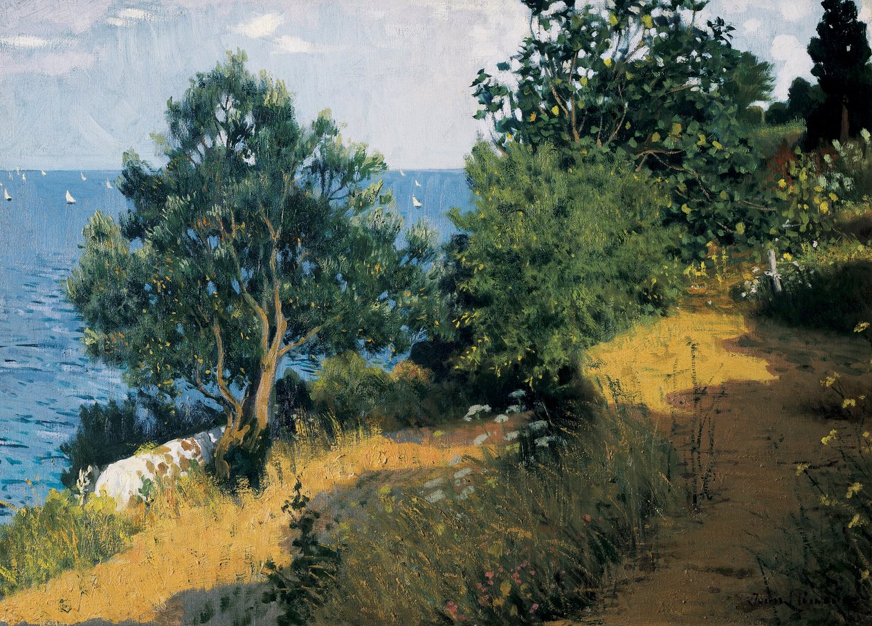 Wybrzeże Vilassar Obraz Joan LLIMONA i BRUGUERA (1860-1926) Olej na płótnie. Barcelona, ​​Muzeum Montserrat. autorstwa Josep Llimona Bruguera