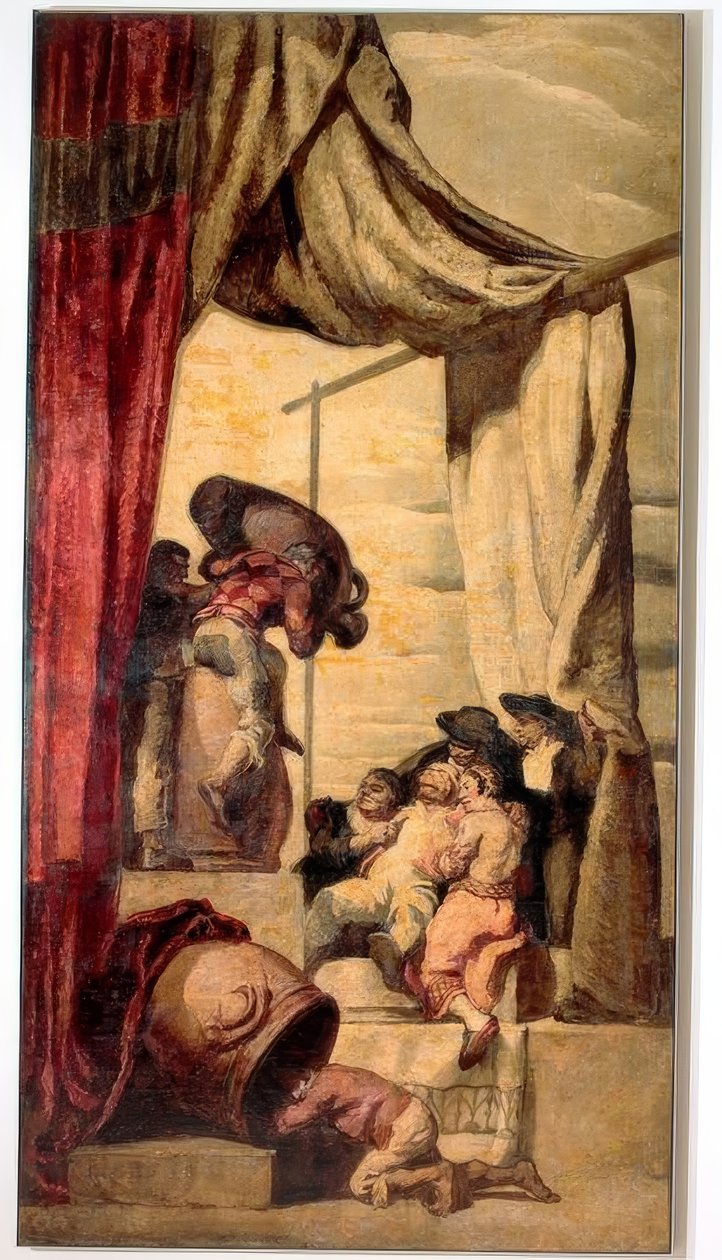 Cervantes, Don Kichot, Die Hochzeit des Camacho / J.M.Sert autorstwa Josep Maria Sert