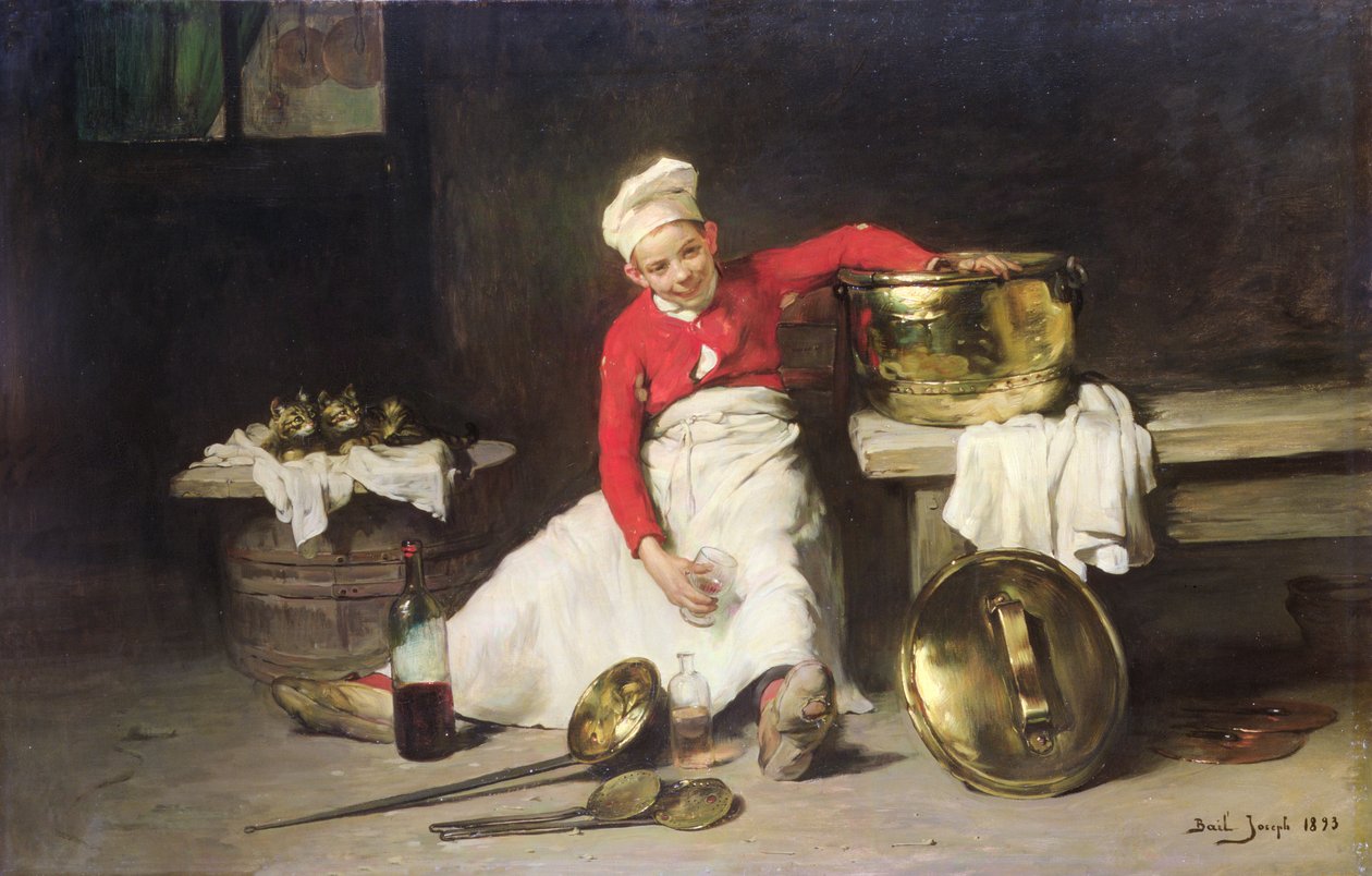 Chłopiec z Kuchni, 1893 autorstwa Joseph Bail