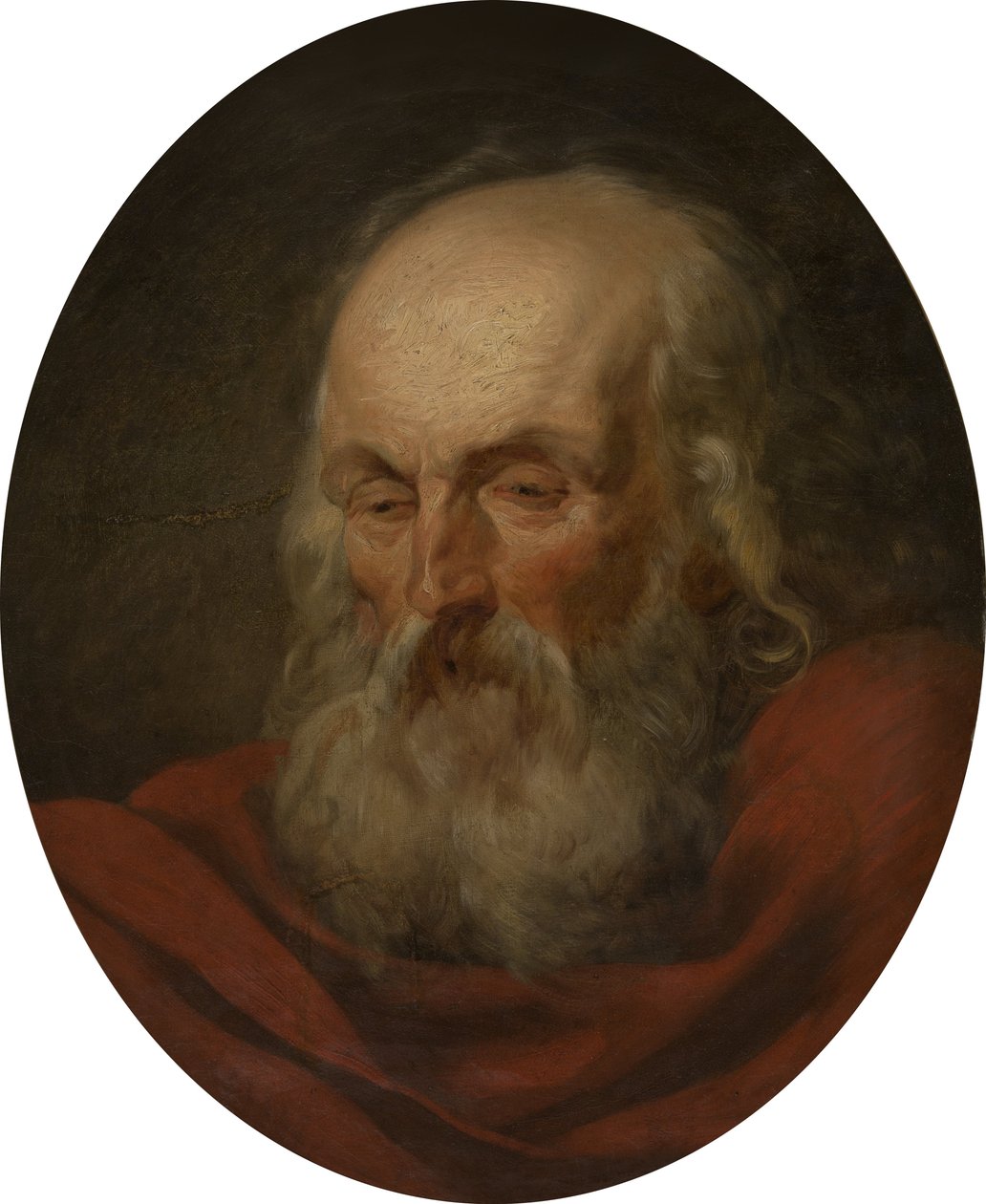 Głowa starego człowieka autorstwa Joseph Benoît Suvée