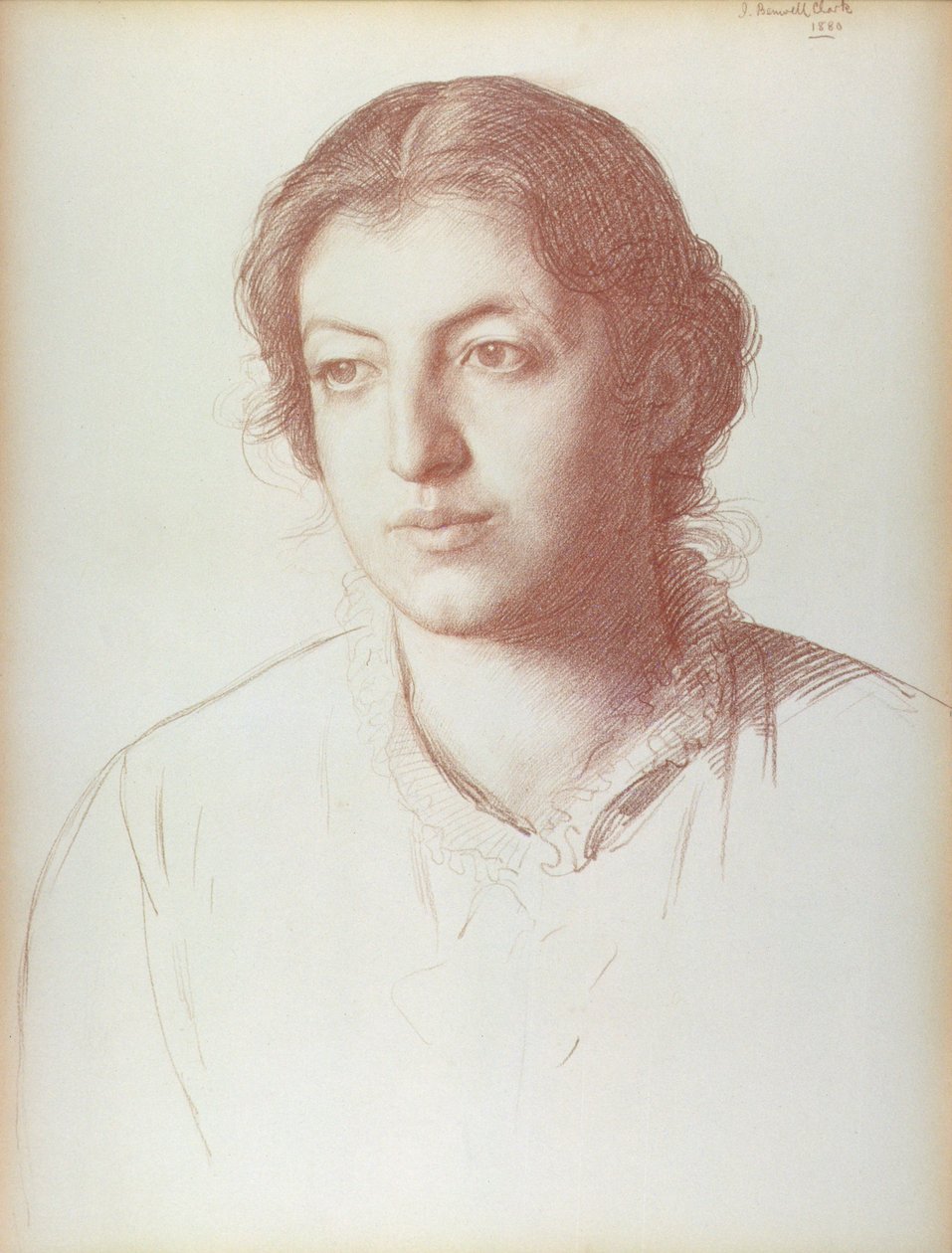 Portret Euterpe Jonides, później pani W.F. Craies autorstwa Joseph Benwell Clark
