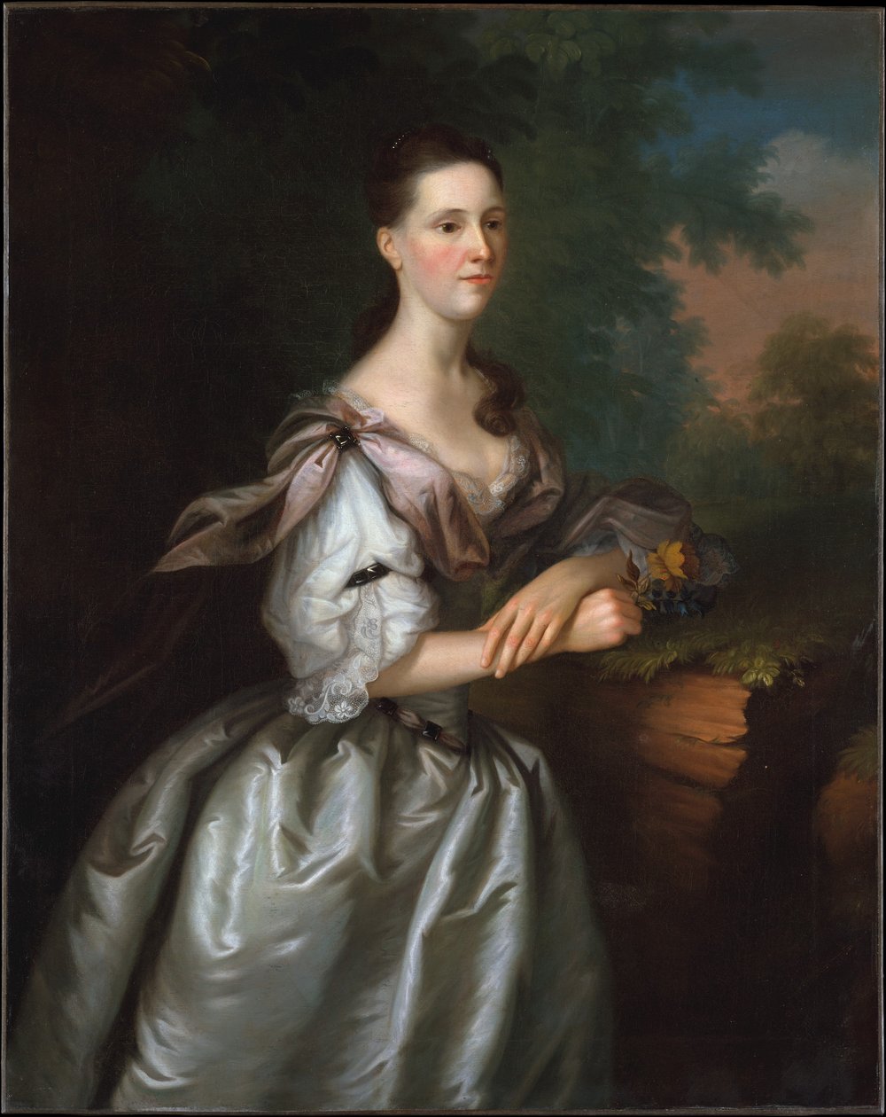Portret pani Samuel Cutts autorstwa Josepha Blackburn autorstwa Joseph Jonathan Blackburn