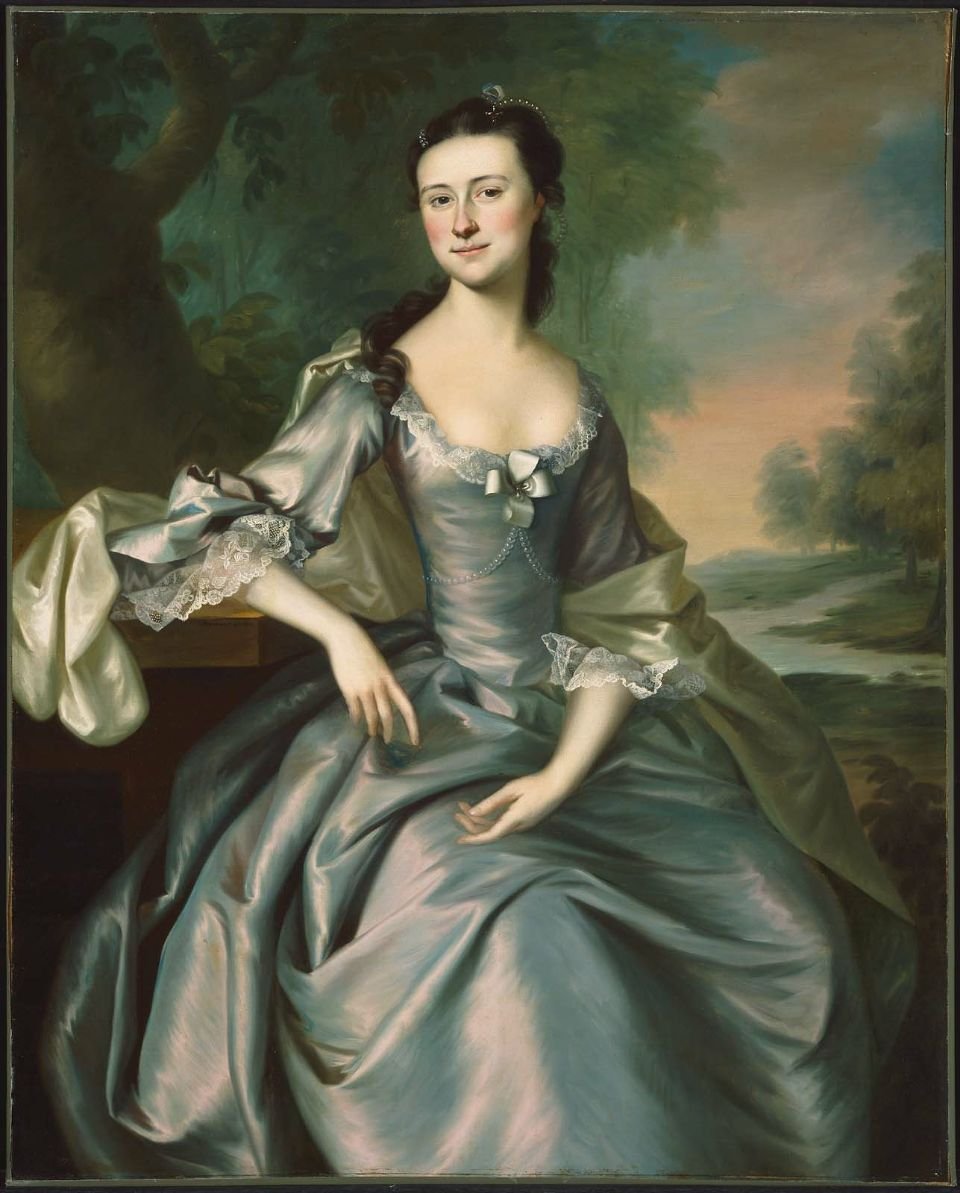 Portret Susan Apthorp (Pani Thomas Bulfinch) autorstwa Joseph Jonathan Blackburn