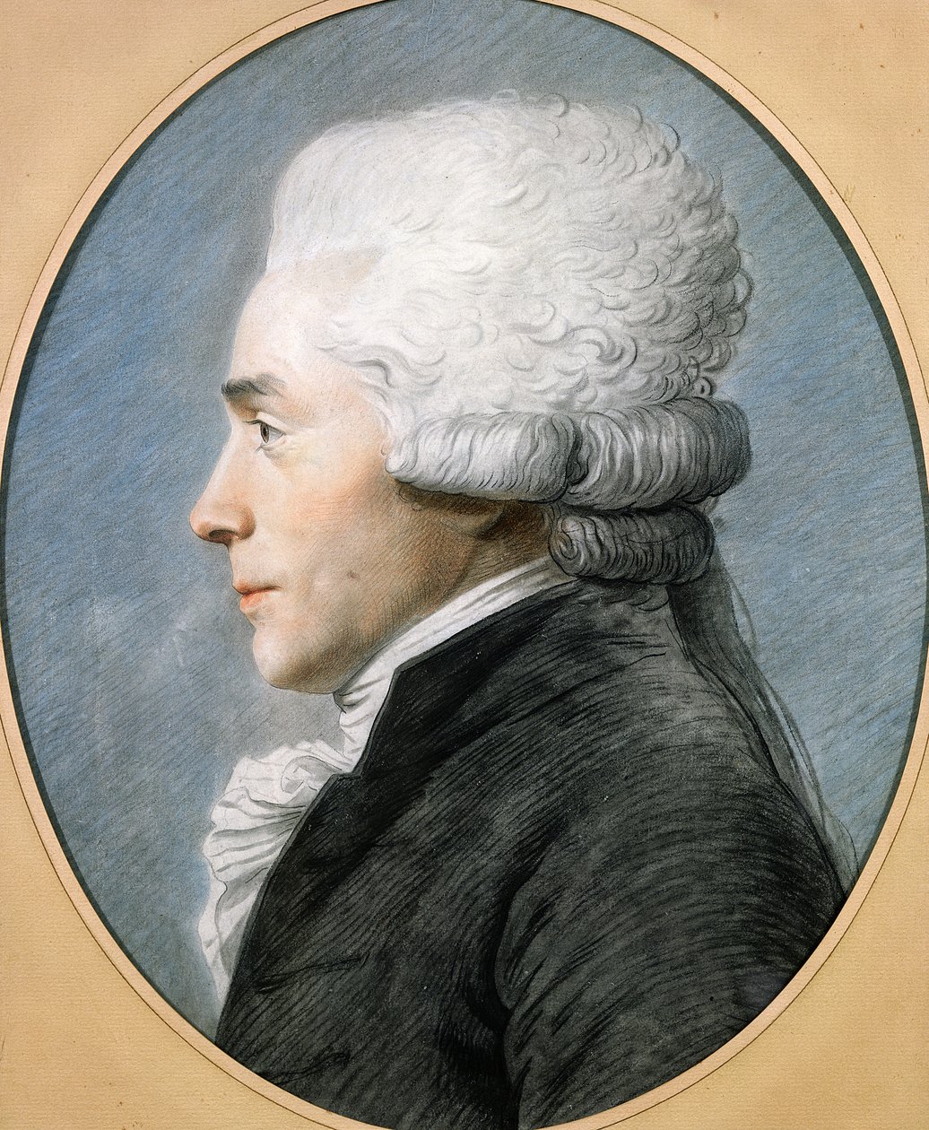 Maximilien de Robespierre (1758-94) (pastel na papierze) autorstwa Joseph Boze