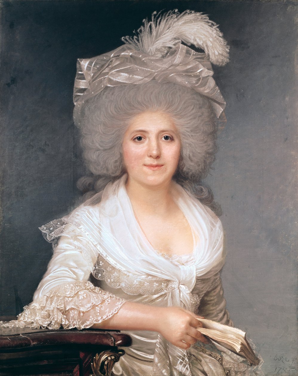 Portret Madame Jeanne-Louise-Henriette Campan (1752-1822) 1786 autorstwa Joseph Boze
