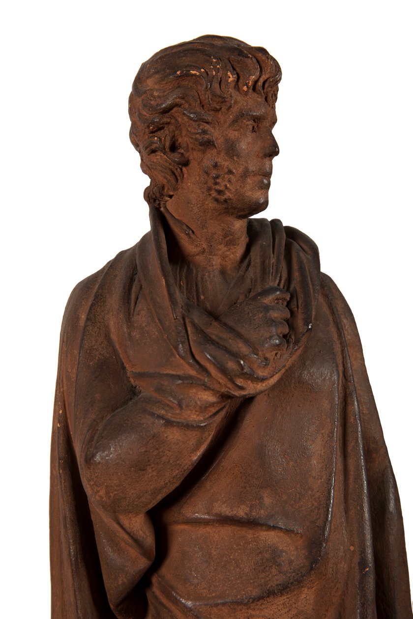Autoportret do dekoracji jego grobowca na cmentarzu Loyasse w Lyonie, ok. 1810 (terakota) autorstwa Joseph Chinard