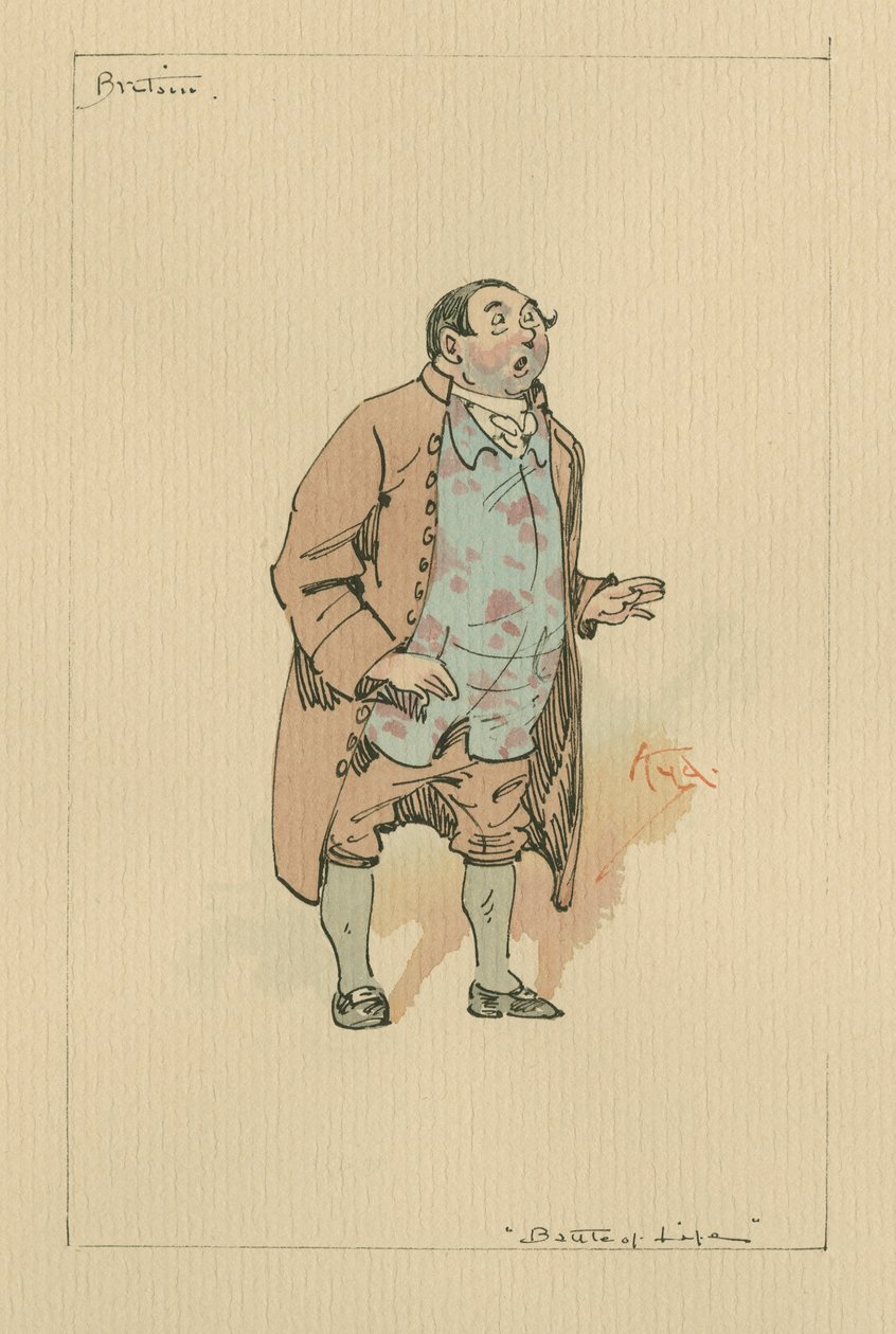 Ben Britain - Bitwa o życie, ok. 1920 (pióro i atrament z toaletą na papierze) autorstwa Joseph Clayton Clarke
