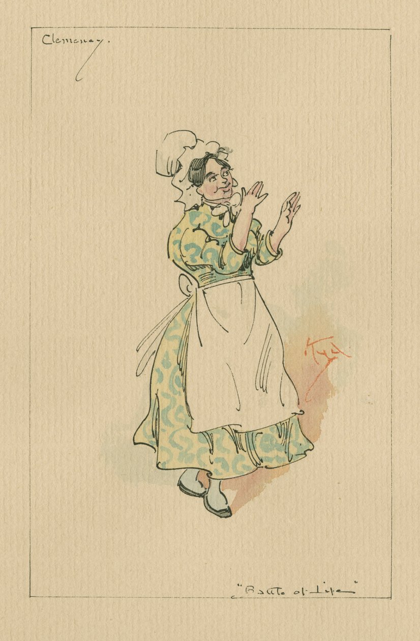 Clemency - Bitwa o życie, ok. 1920 (pióro i atrament z toaletą na papierze) autorstwa Joseph Clayton Clarke