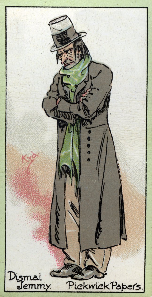 Ponury Jemmy, z „The Pickwick Papers” Charlesa Dickensa, 1923 autorstwa Joseph Clayton Clarke