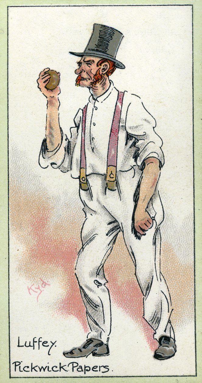Luffey, z „The Pickwick Papers” Charlesa Dickensa, 1923 autorstwa Joseph Clayton Clarke