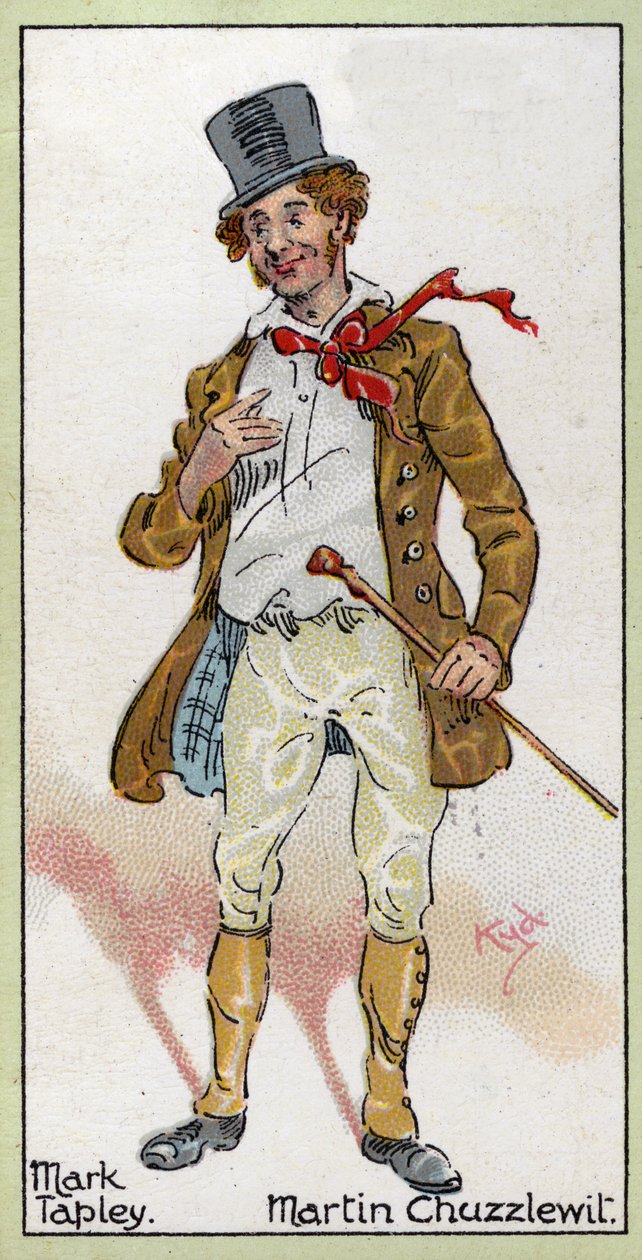 Mark Tapley, z „Martin Chuzzlewit”, autorstwa Charlesa Dickensa, 1923 autorstwa Joseph Clayton Clarke