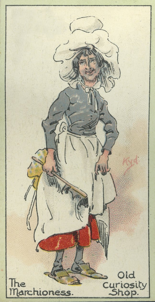 Markiza, z „The Old Curiosity Shop”, Charles Dickens, 1923 autorstwa Joseph Clayton Clarke