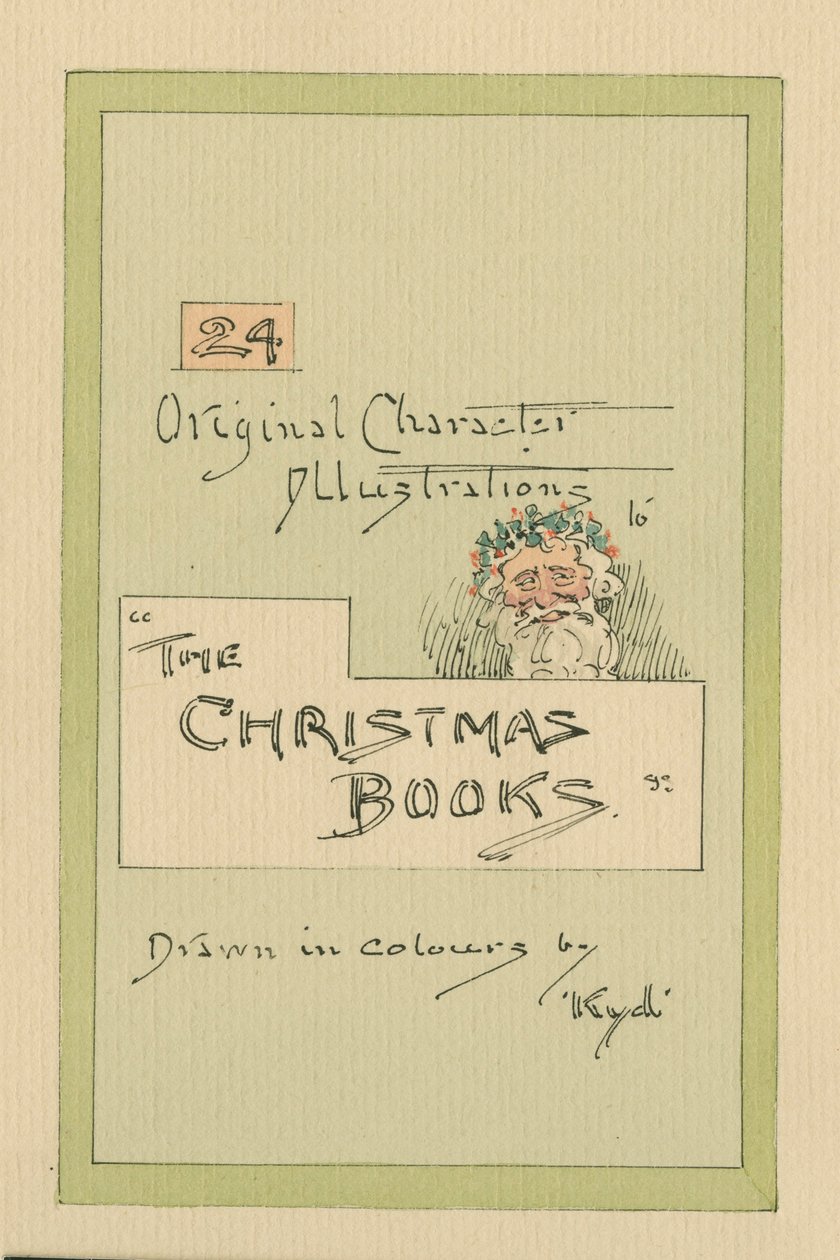 Strona tytułowa, ok. 1920 (pióro i tusz, wc na papierze) autorstwa Joseph Clayton Clarke