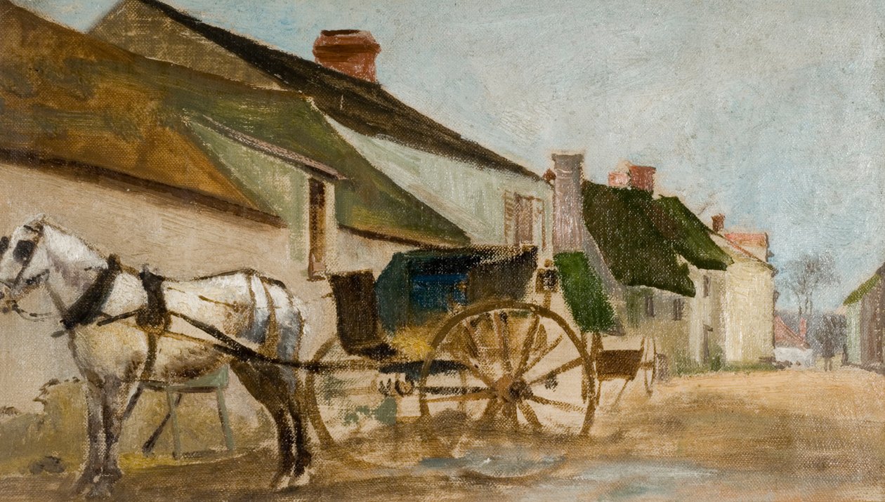 Kucyk i wózek autorstwa Joseph Crawhall