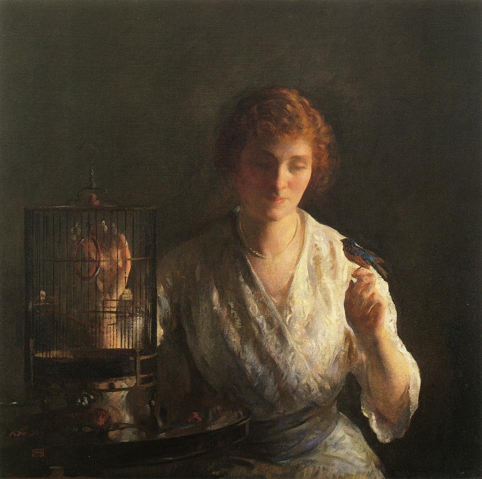 Niebieski ptak autorstwa Joseph DeCamp