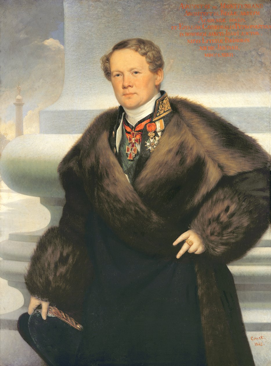 Auguste Ricard de Montferrand (1786-1856) 1842 autorstwa Joseph Desire Court