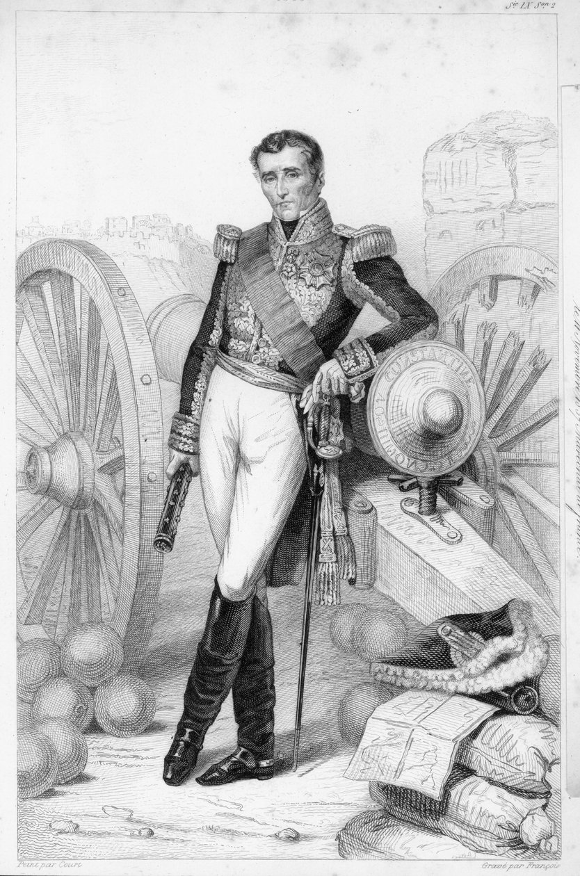 Sylvain Charles Valee (1773-1846), hrabia i marszałek autorstwa Joseph Desire Court