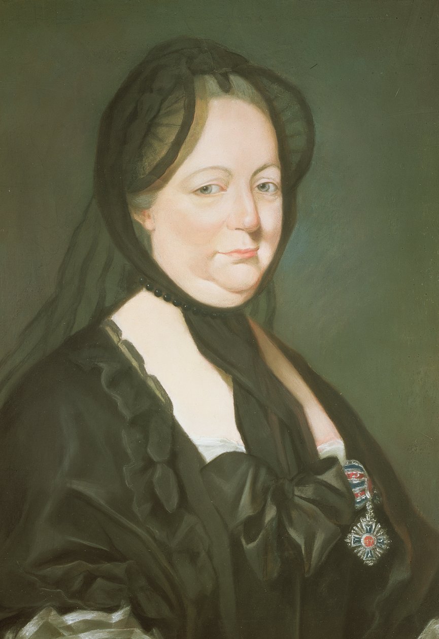 Maria Teresa, cesarzowa Austrii, w żałobie autorstwa Joseph Ducreux