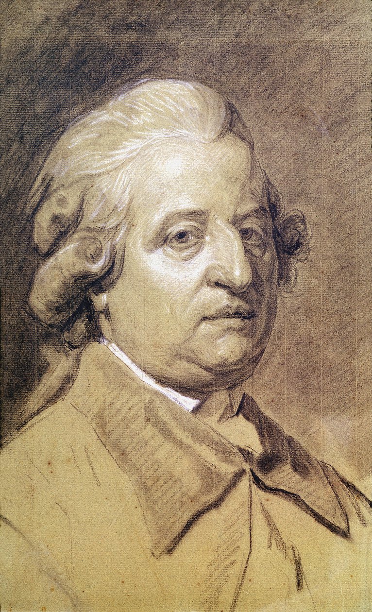 Portret Ludwika XVI (1754-93), króla Francji, w świątyni (kreda i węgiel na papierze) autorstwa Joseph Ducreux