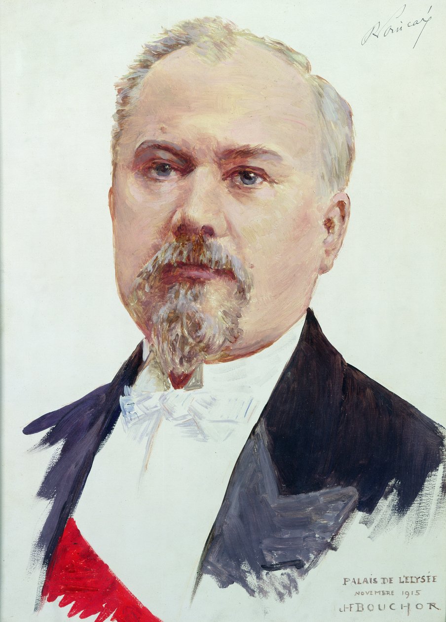 Portret Raymonda Poincarego (1860-1934) 1915 autorstwa Joseph Felix Bouchor