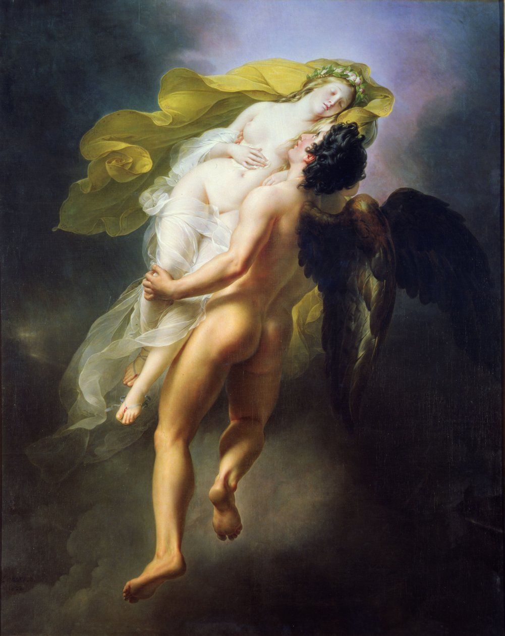 Boreas porywa Oreithyia, 1822 autorstwa Joseph Ferdinand Lancrenon