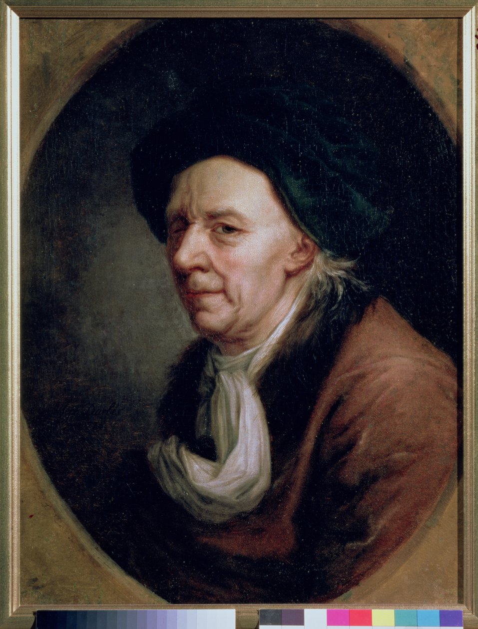 Portret matematyka Leonarda Eulera (1707-83) autorstwa Joseph Friedrich August Darbes