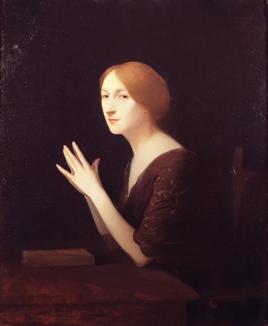 Portret Marguerite Moreno (1871-1948) przed 1899 r. autorstwa Joseph Granie