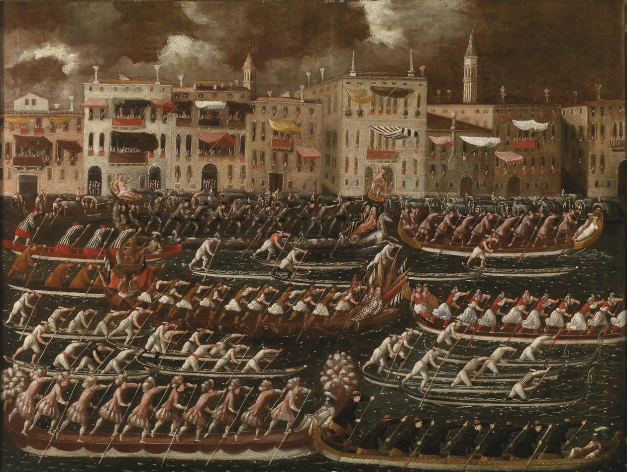 Regaty na Canale Grande autorstwa Joseph Heintz der Jüngere