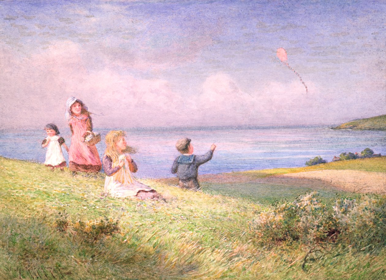 Puszczanie latawca autorstwa Joseph Kirkpatrick
