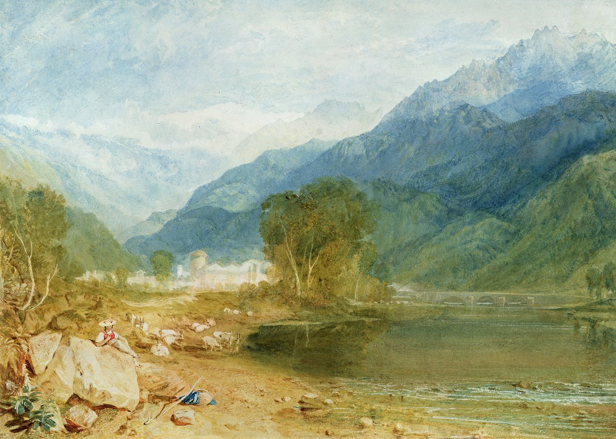 Bonneville, Sabaudia autorstwa Joseph Mallord William Turner