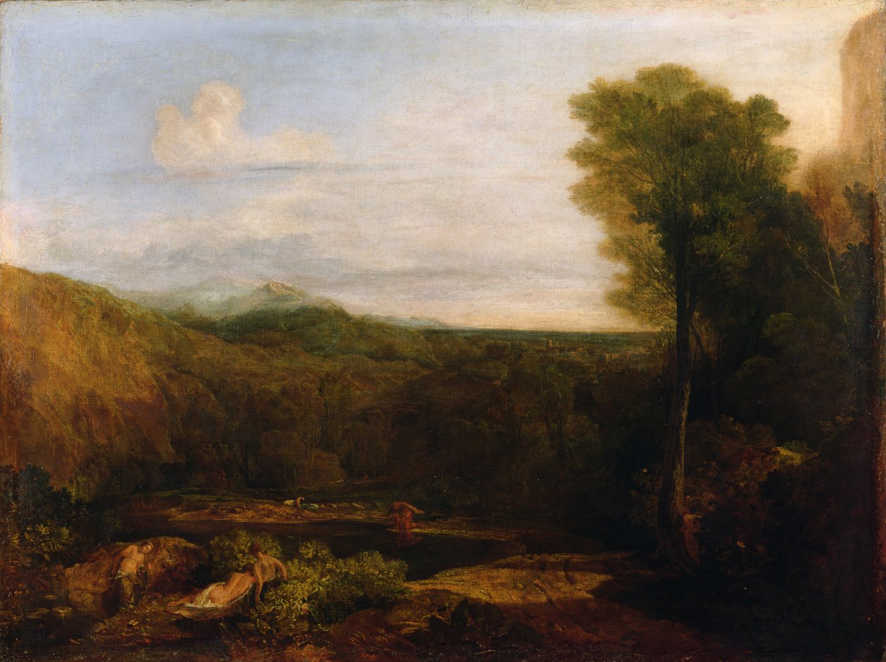 Echo i Narcyz, c.1804 autorstwa Joseph Mallord William Turner