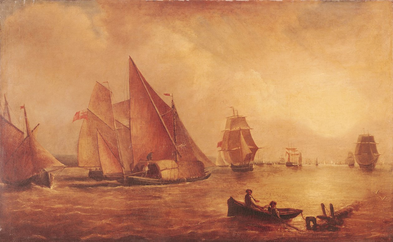 Ujście Tamizy i Medway autorstwa Joseph Mallord William Turner