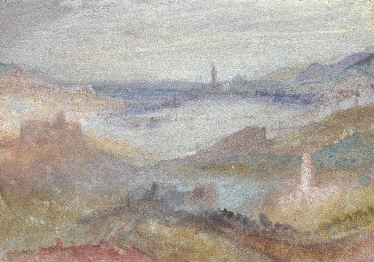 Rozległy widok na jezioro autorstwa Joseph Mallord William Turner
