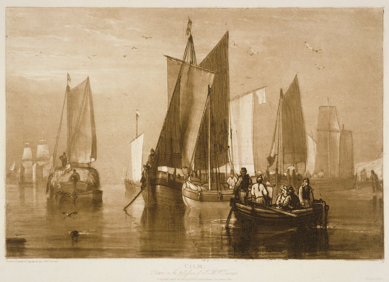 F.44.II Ramus, iš „Liber Studiorum“, 1812 m. poli autorstwa Joseph Mallord William Turner
