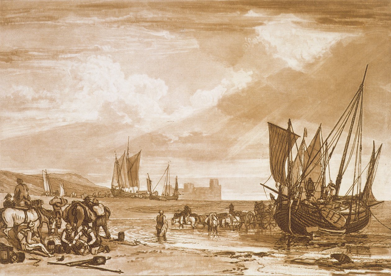 F.4.I Scena na francuskim wybrzeżu z 