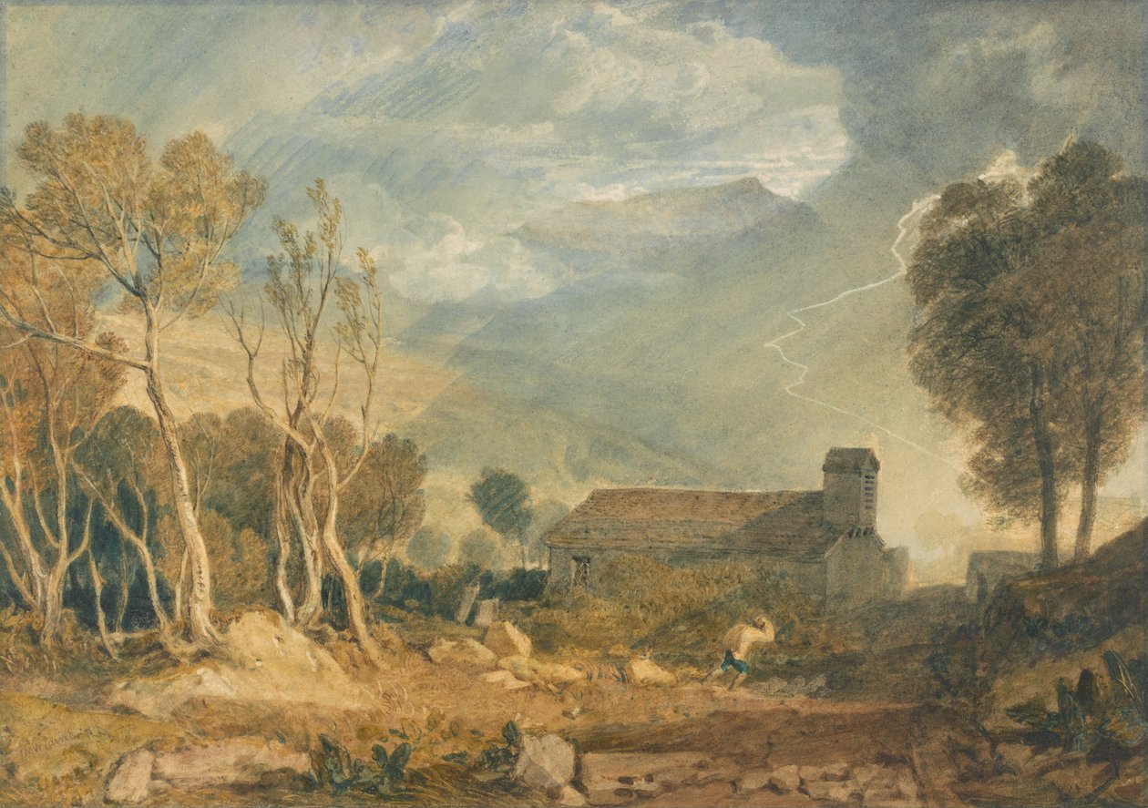 Ingleborough z Chapel-Le-Dale autorstwa Joseph Mallord William Turner