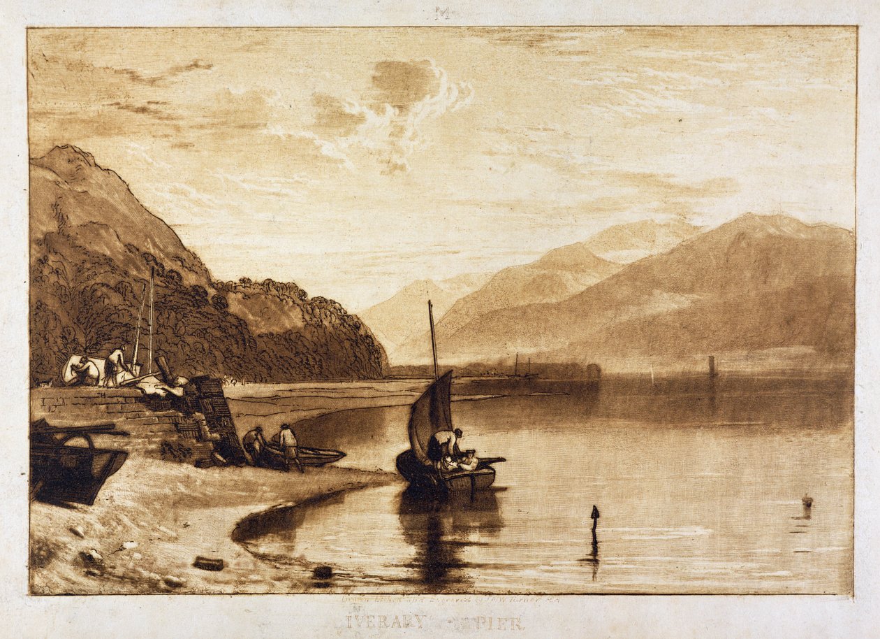 Molo Inverary, 1859-61 autorstwa Joseph Mallord William Turner