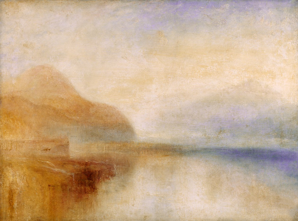 Molo Inverary, Loch Fyne, Rano, ok. 1840-50 autorstwa Joseph Mallord William Turner