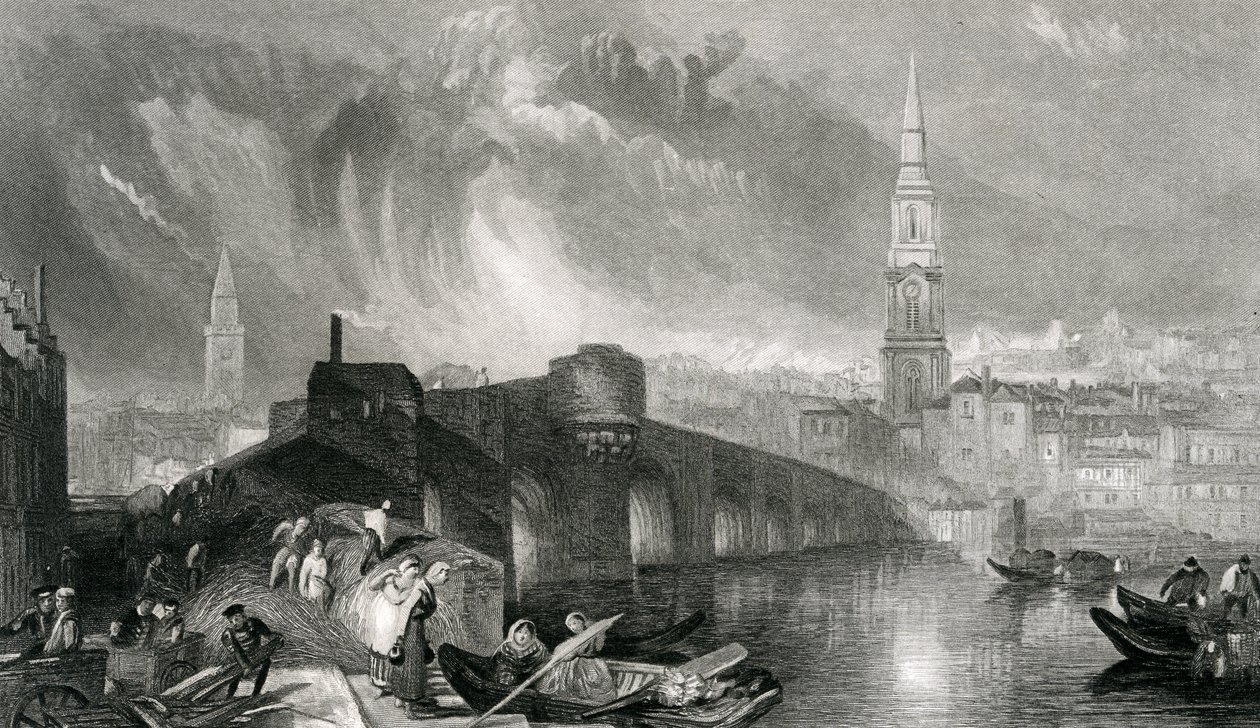 Inverness, grawerowane przez W. Millera, 1836 autorstwa Joseph Mallord William Turner