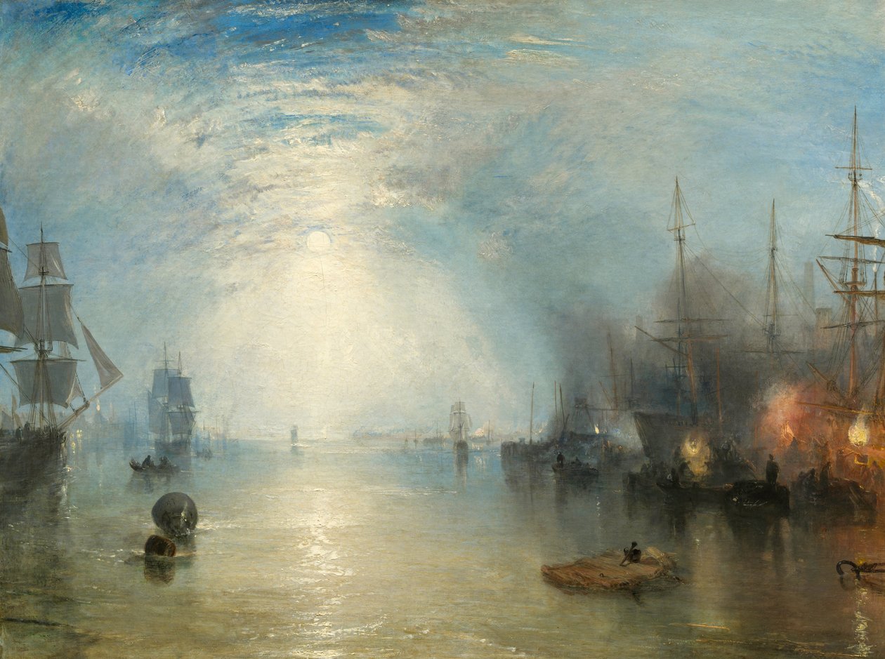 Keelmen falujący w węglach przy świetle księżyca autorstwa Joseph Mallord William Turner
