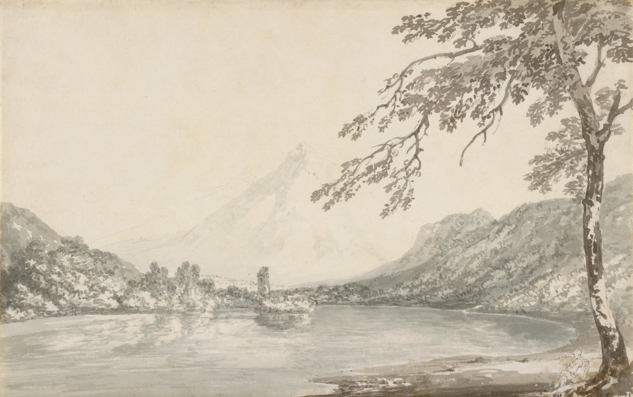 Na Aar między Unterseen a jeziorem Brienz autorstwa Joseph Mallord William Turner