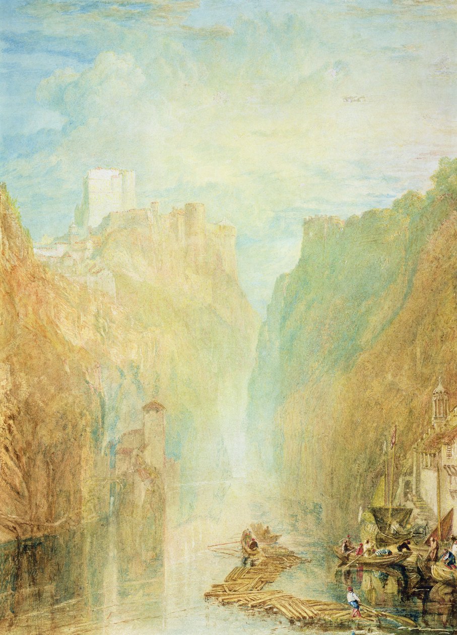 Nad górnym Renem, ok. 1820 autorstwa Joseph Mallord William Turner