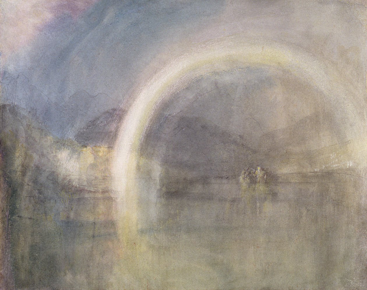 Tęcza nad Loch Awe, c.1831 autorstwa Joseph Mallord William Turner