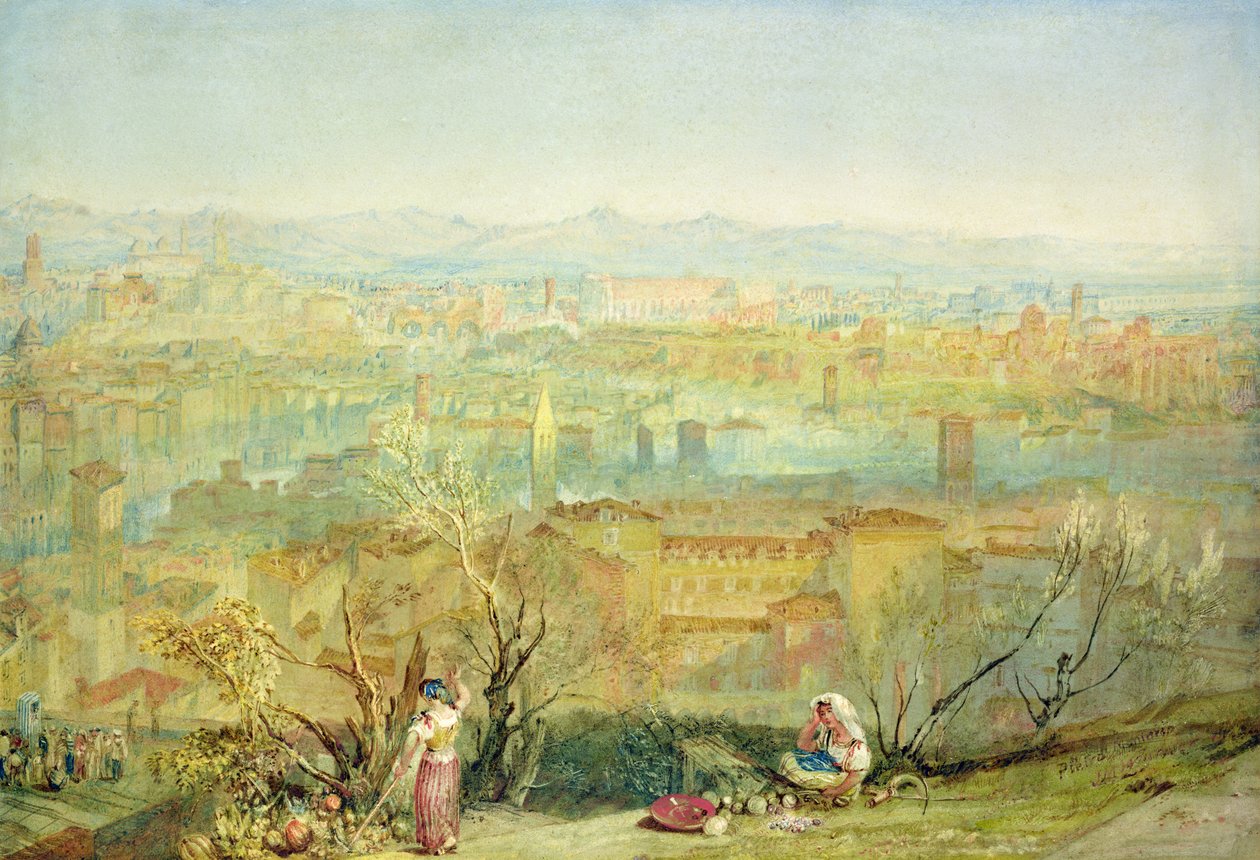 Rzym z San Pietro autorstwa Joseph Mallord William Turner