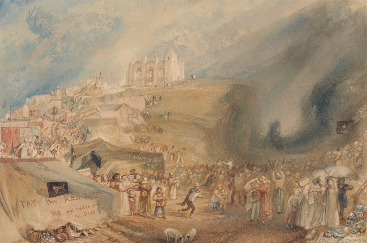 Wzgórze św. Katarzyny, Guildford, Surrey autorstwa Joseph Mallord William Turner